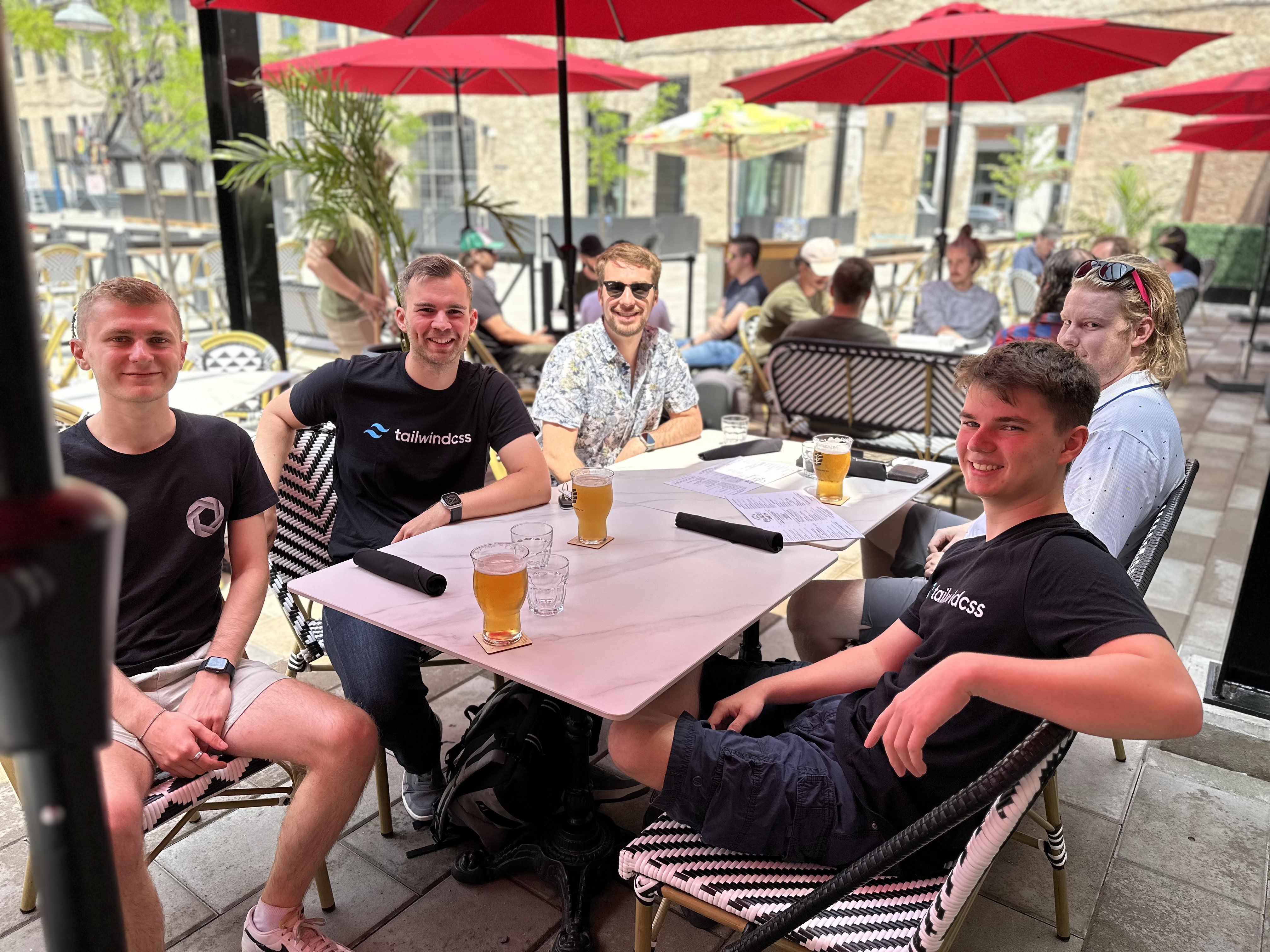 Tailwind Connect attendees enjoying their lunch at the Foundry Tavern